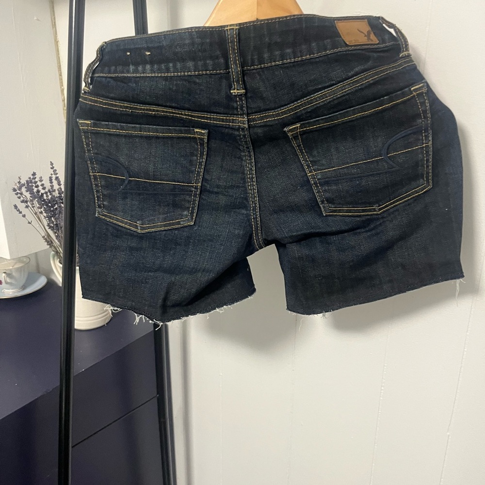 American Eagle Indigo Jean Shorts